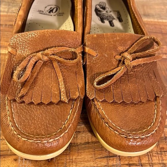 SAS Brown Leather Loafers with Tassels, Women’s Size 9, Run Small - Picture 4 of 8